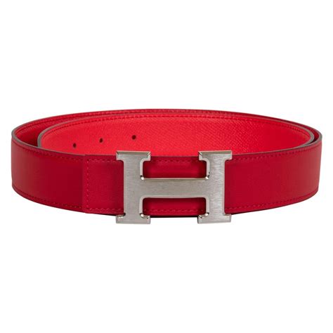 hermes red belt|authentic Hermes reversible belt.